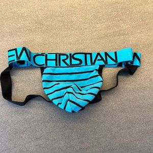 Andrew Christian Striped jockstrap